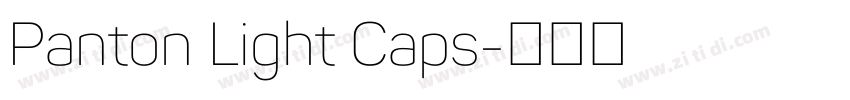 Panton Light Caps字体转换